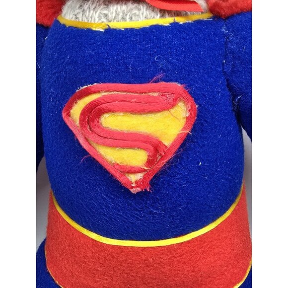 Sock Monkey Superman stuffed animal plush- Handmade 19 Inches - Picture 4 of 14
